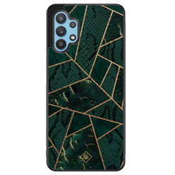 Casimoda Samsung Galaxy A32 5G hoesje - Abstract groen