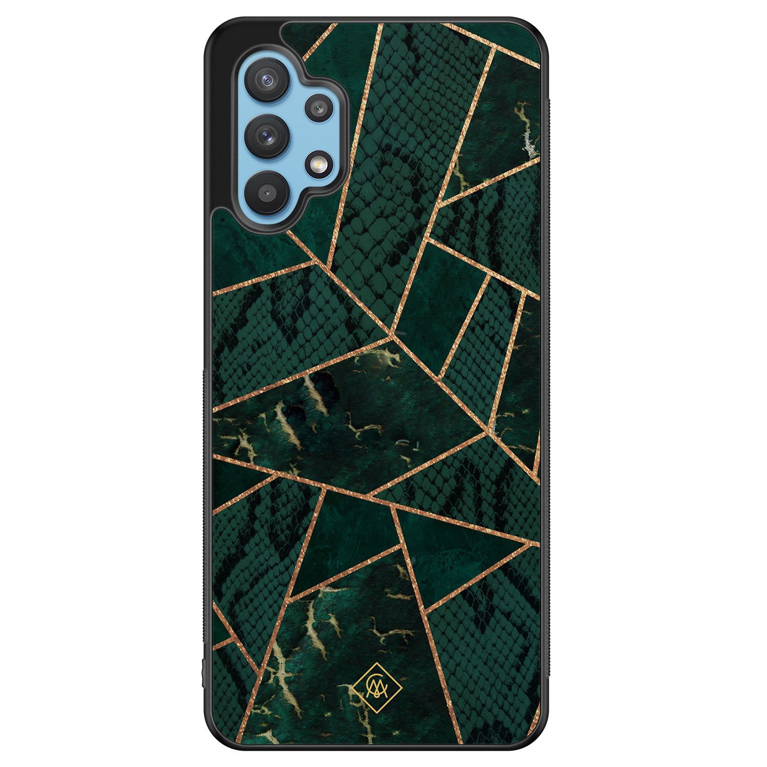 Samsung Galaxy A32 5G hoesje Abstract groen
