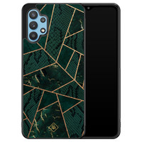 Casimoda Samsung Galaxy A32 5G hoesje - Abstract groen