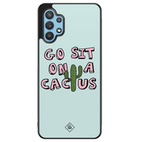 Casimoda Samsung Galaxy A32 5G hoesje - Go sit on a cactus