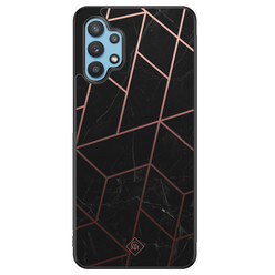 Casimoda Samsung Galaxy A32 5G hoesje - Marble grid