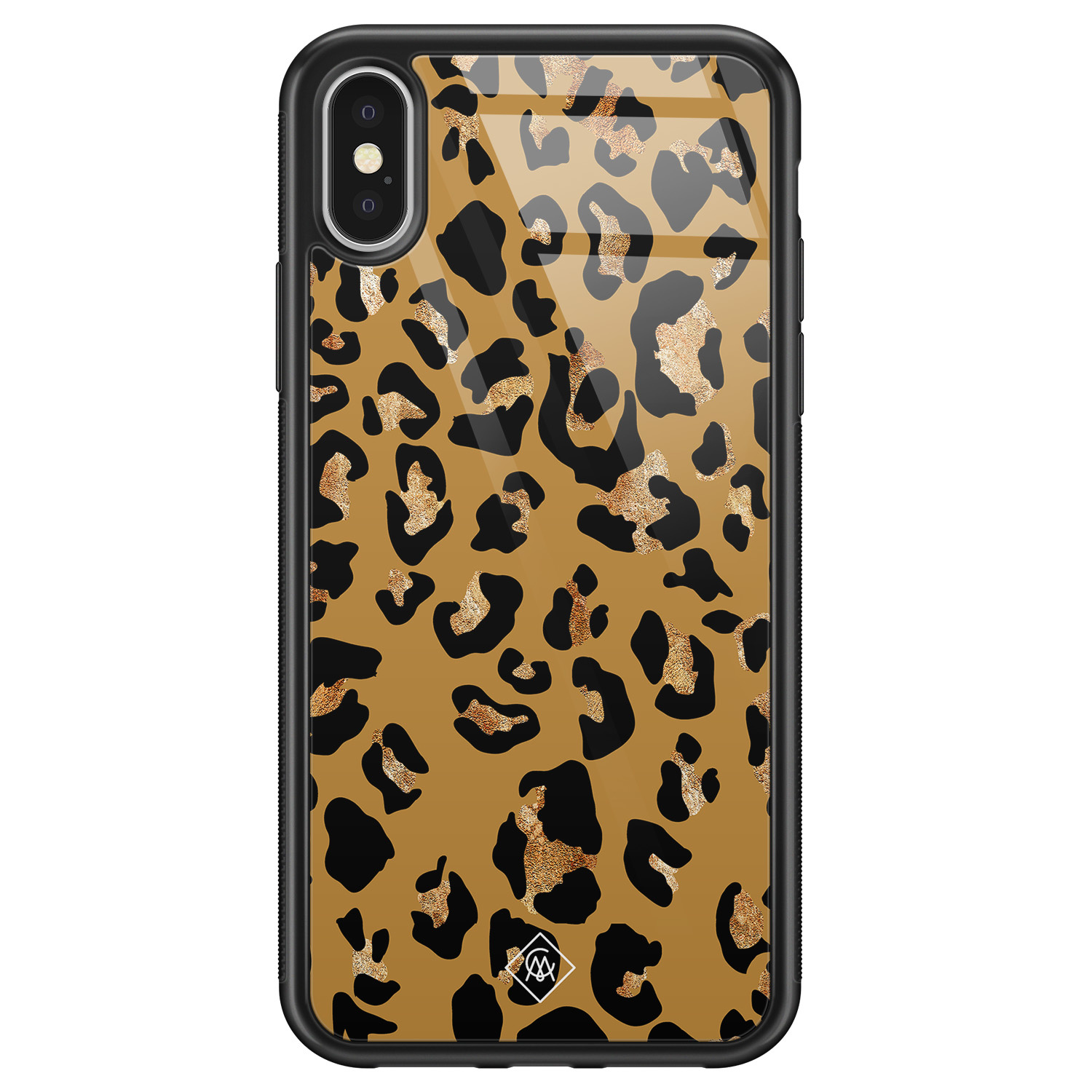 iPhone X/XS glazen hardcase - Jungle wildcat
