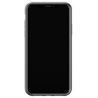 Casimoda iPhone X/XS glazen hardcase - Grey cubes