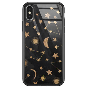Casimoda iPhone X/XS glazen hardcase - Counting the stars