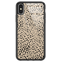 Casimoda iPhone X/XS glazen hardcase - Spot on