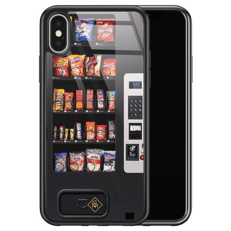 Casimoda iPhone X/XS glazen hardcase - Snoepautomaat