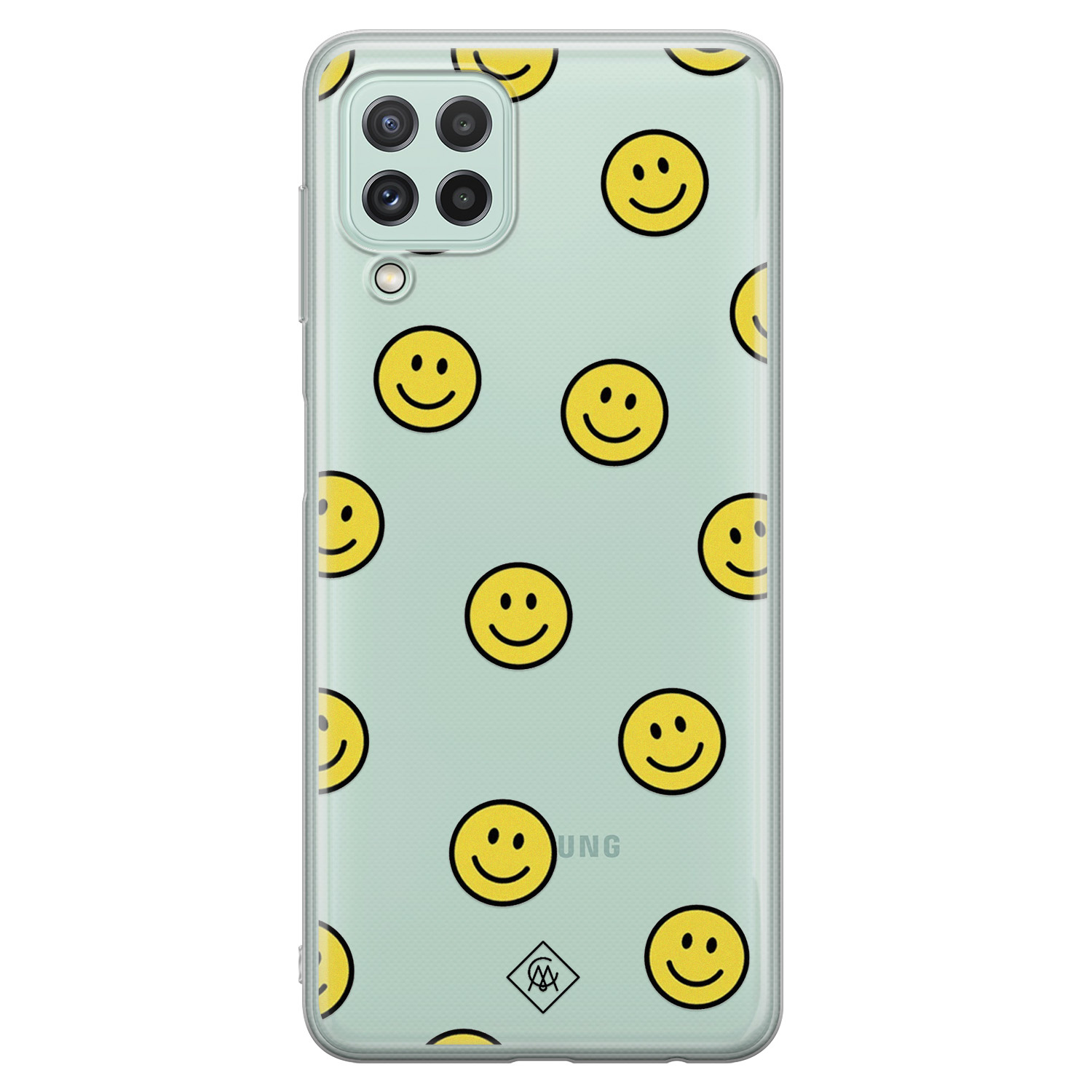 Samsung Galaxy A22 4G siliconen hoesje - Smileys