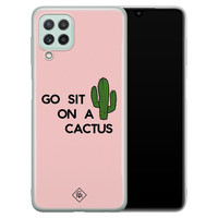 Casimoda Samsung Galaxy A22 4G siliconen hoesje - Go sit on a cactus
