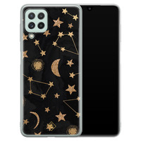 Casimoda Samsung Galaxy A22 4G siliconen hoesje - Counting the stars