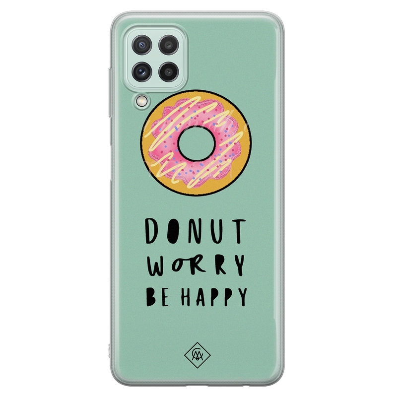 Casimoda Samsung Galaxy A22 4G siliconen hoesje - Donut worry