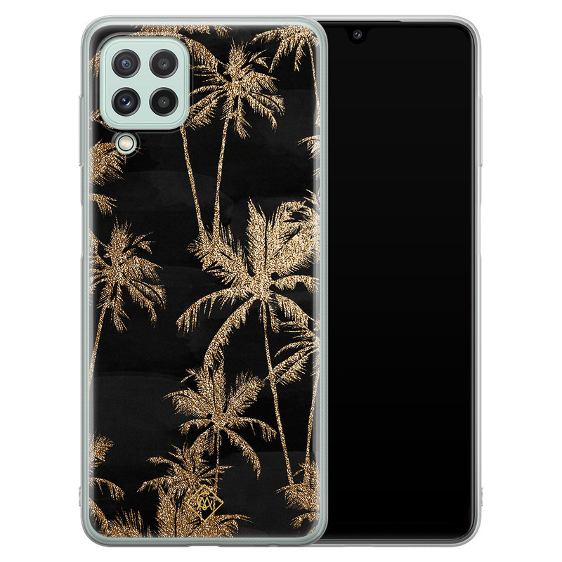 Casimoda Samsung Galaxy A22 4G siliconen hoesje - Palmbomen