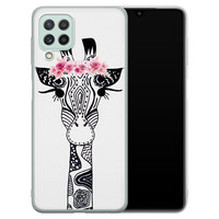 Casimoda Samsung Galaxy A22 4G siliconen hoesje - Giraffe