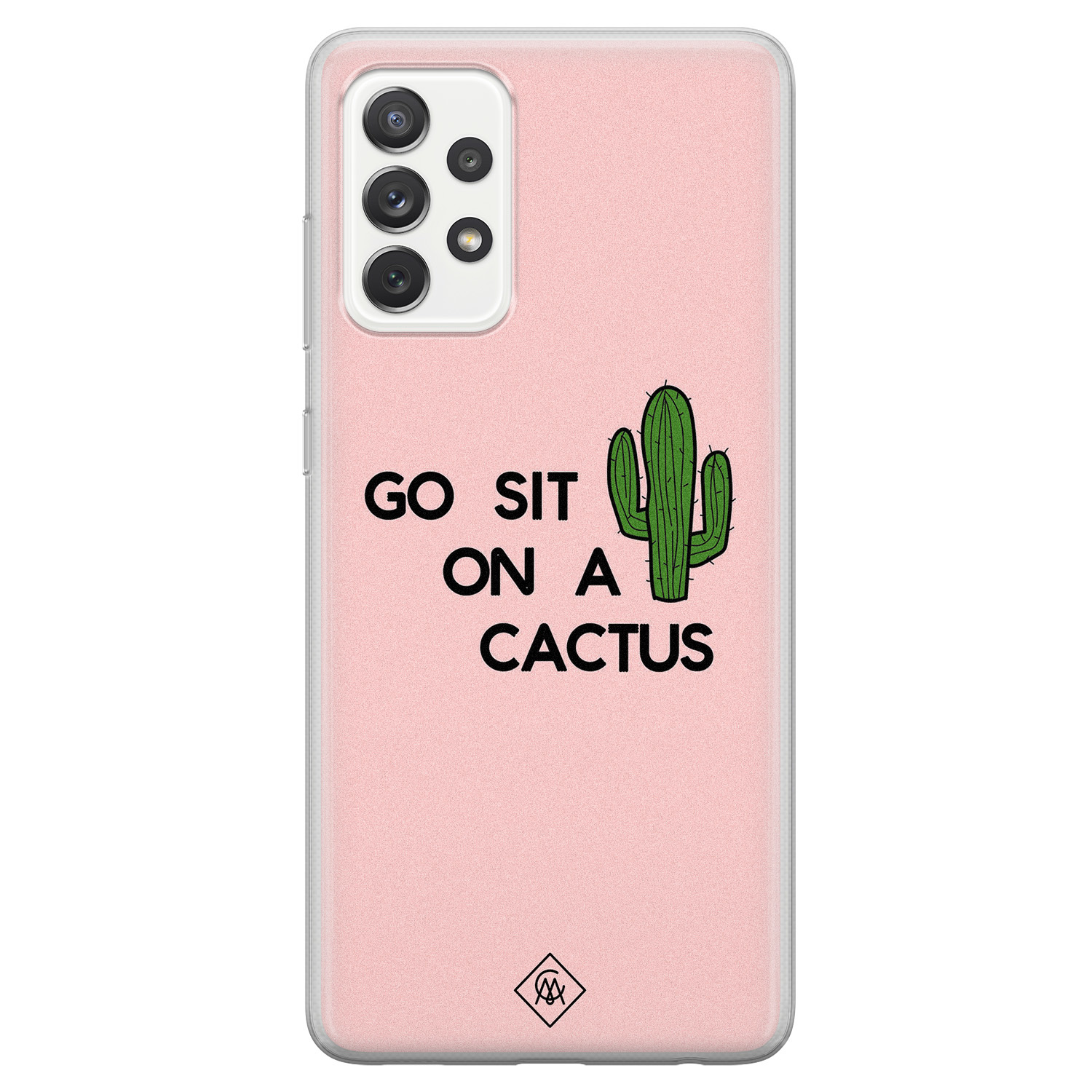 Samsung Galaxy A52s siliconen hoesje - Go sit on a cactus