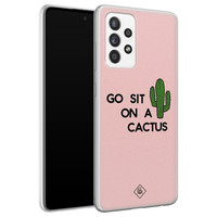 Casimoda Samsung Galaxy A52s siliconen hoesje - Go sit on a cactus
