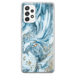 Casimoda Samsung Galaxy A52s siliconen hoesje - Marble sea