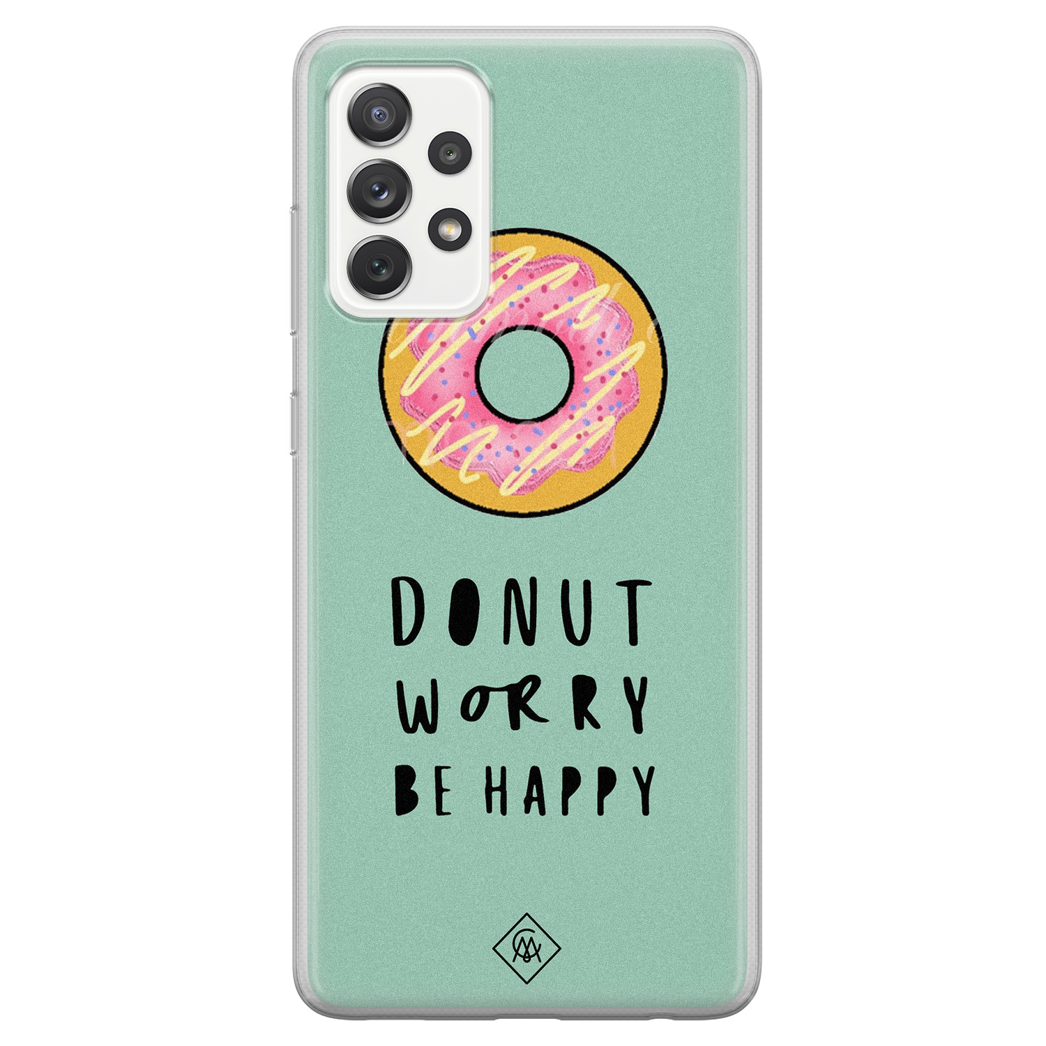 Samsung Galaxy A52s siliconen hoesje - Donut worry