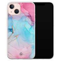 Casimoda iPhone 13 siliconen hoesje - Marble colorbomb