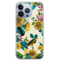 Casimoda iPhone 13 Pro siliconen hoesje - Sunflowers