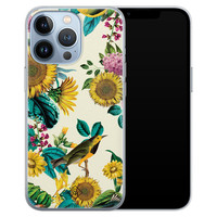 Casimoda iPhone 13 Pro siliconen hoesje - Sunflowers