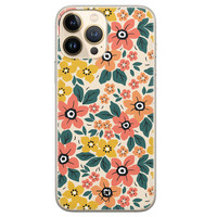 Casimoda iPhone 13 Pro Max siliconen hoesje - Blossom