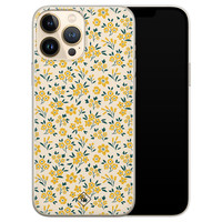 Casimoda iPhone 13 Pro Max siliconen hoesje - Yellow garden