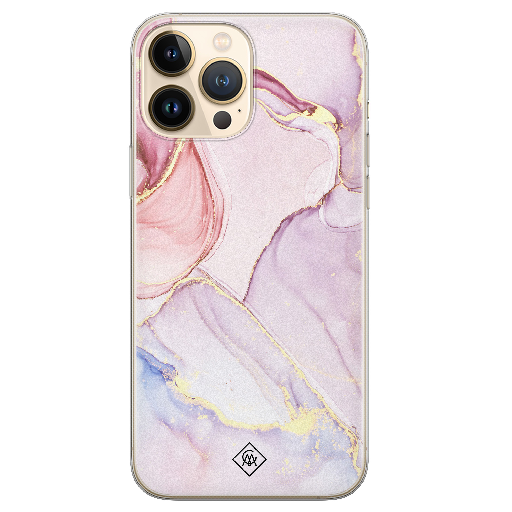 iPhone 13 Pro Max siliconen hoesje Purple sky