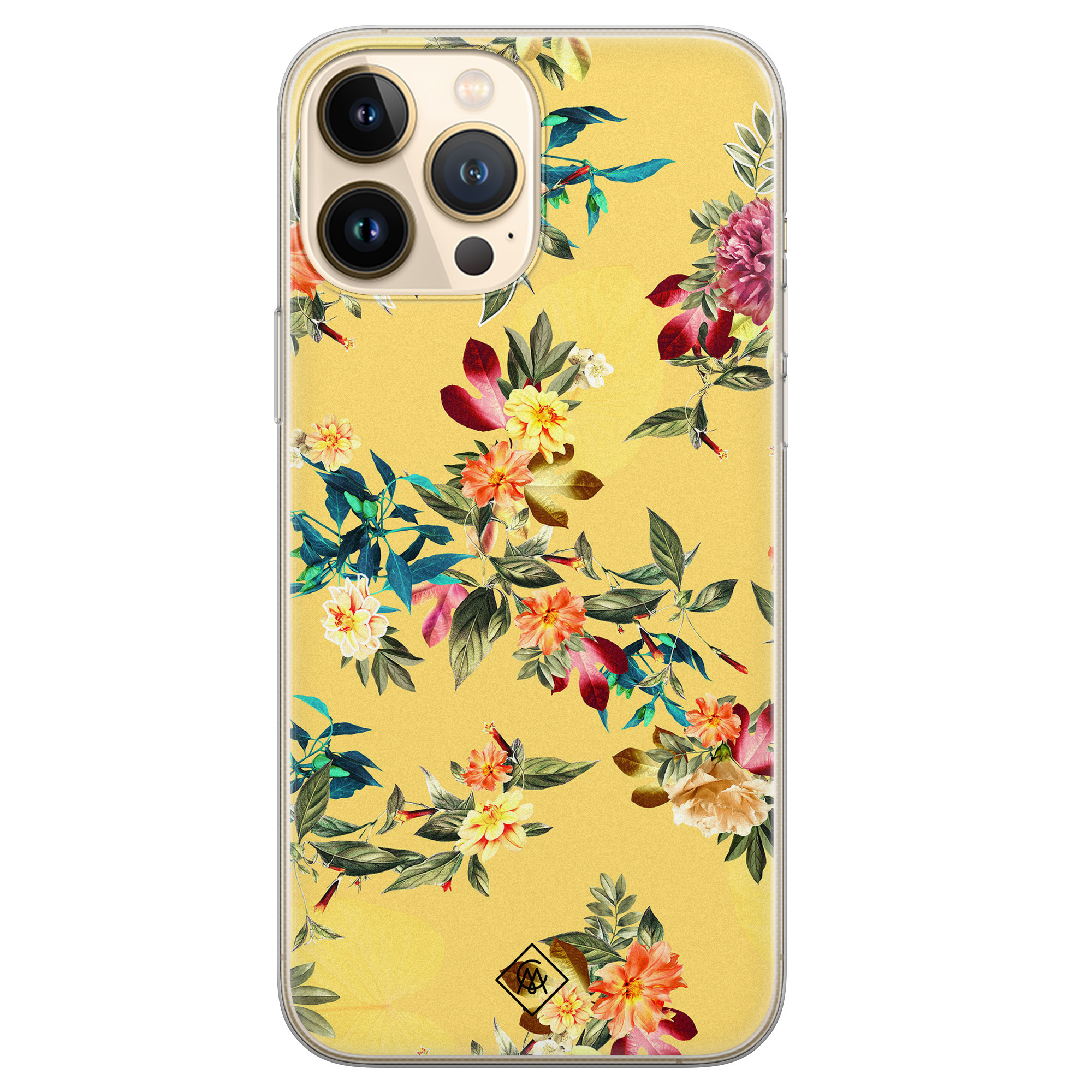 iPhone 13 Pro Max siliconen hoesje Floral days
