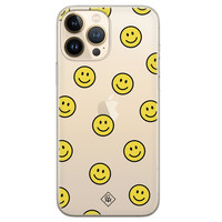Casimoda iPhone 13 Pro Max siliconen hoesje - Smileys