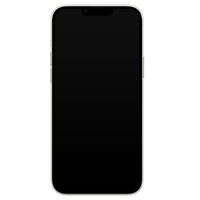Casimoda iPhone 13 Pro Max siliconen hoesje - Marmer bruin blauw
