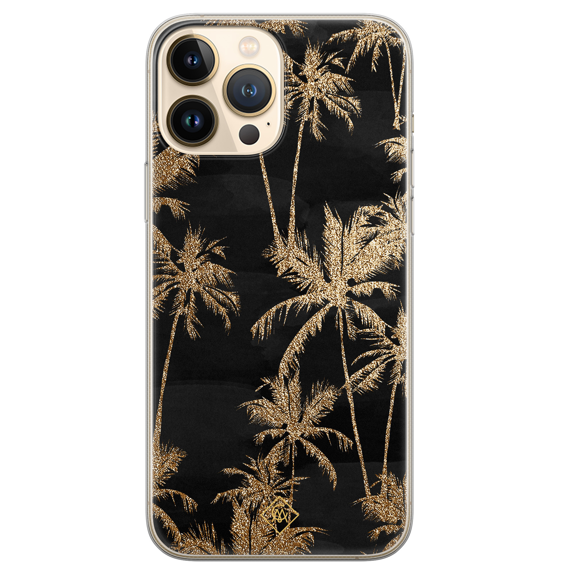 iPhone 13 Pro Max siliconen hoesje Palmbomen