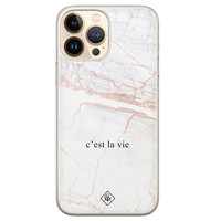 Casimoda iPhone 13 Pro Max siliconen hoesje - C'est la vie