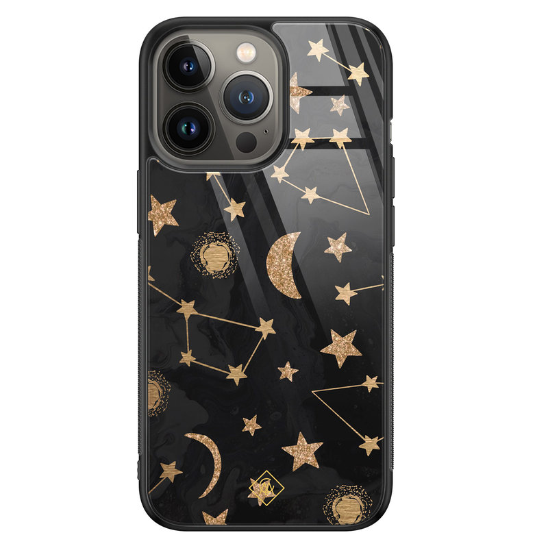 Casimoda iPhone 13 Pro glazen hardcase - Counting the stars