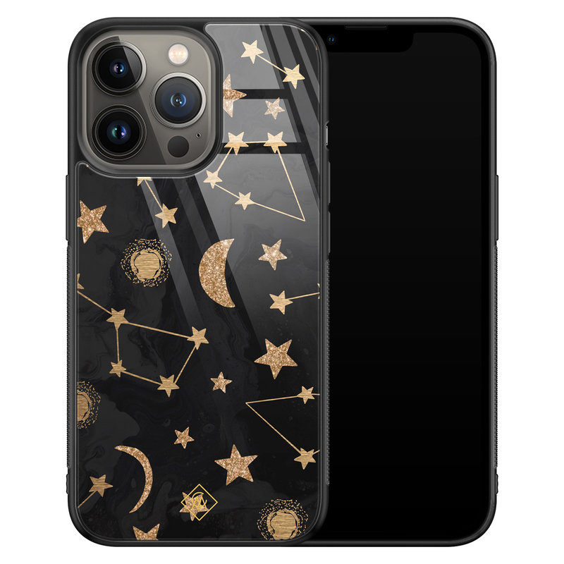 Casimoda iPhone 13 Pro glazen hardcase - Counting the stars