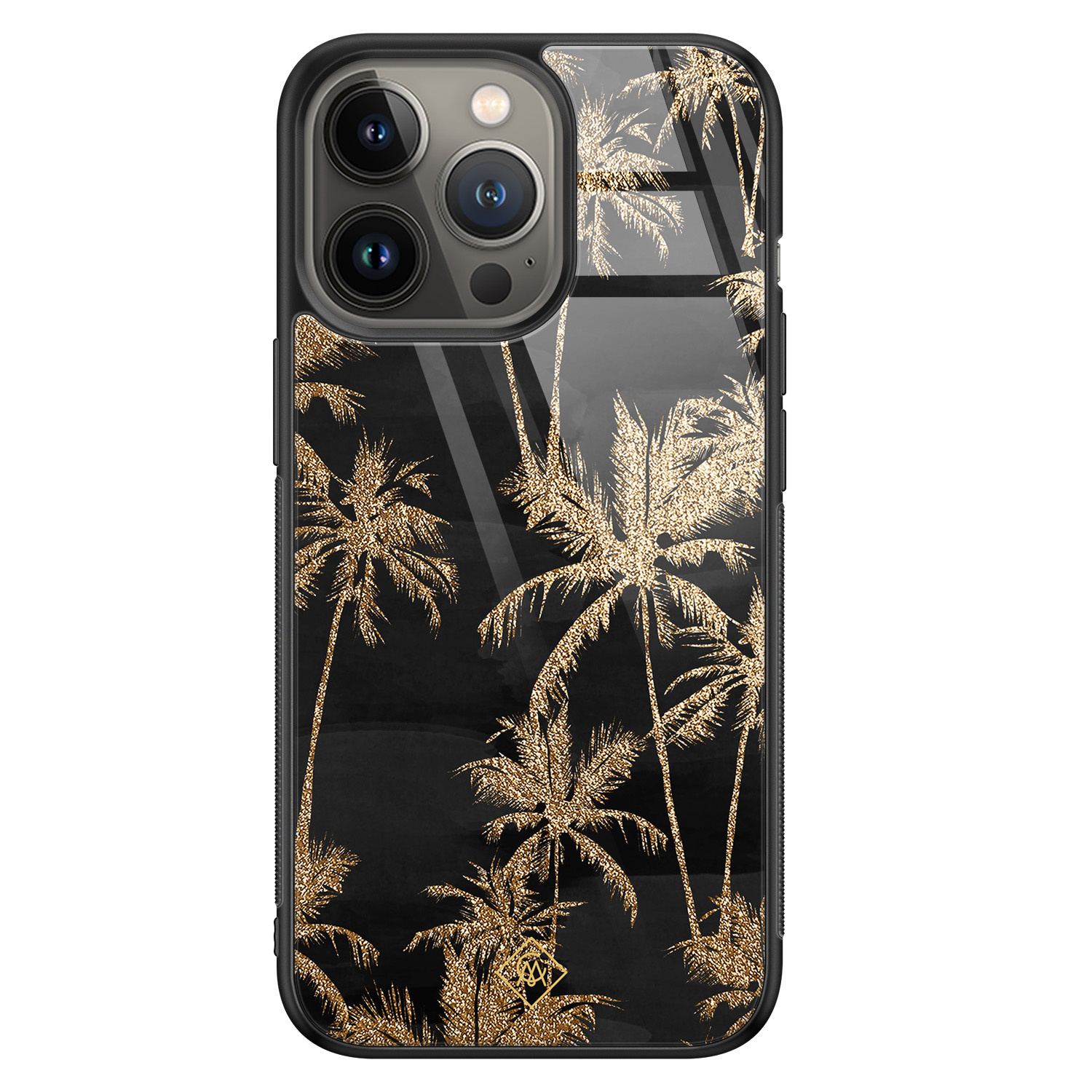 iPhone 13 Pro glazen hardcase Palmbomen