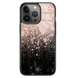 Casimoda iPhone 13 Pro glazen hardcase - Marmer twist