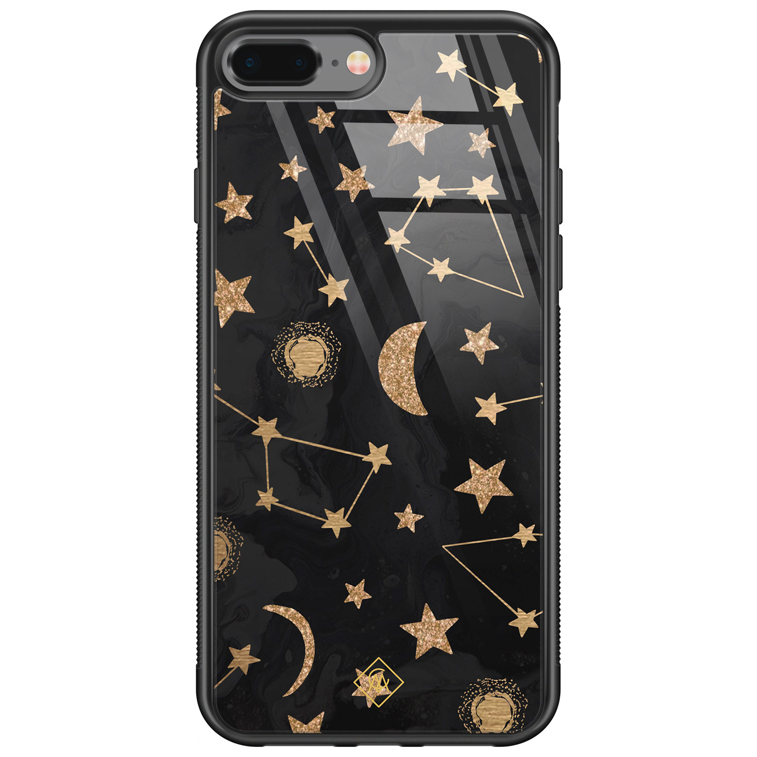 iPhone 8 Plus/7 Plus glazen hardcase - Counting the stars