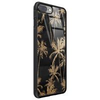 Casimoda iPhone 8 Plus/7 Plus glazen hardcase - Palmbomen