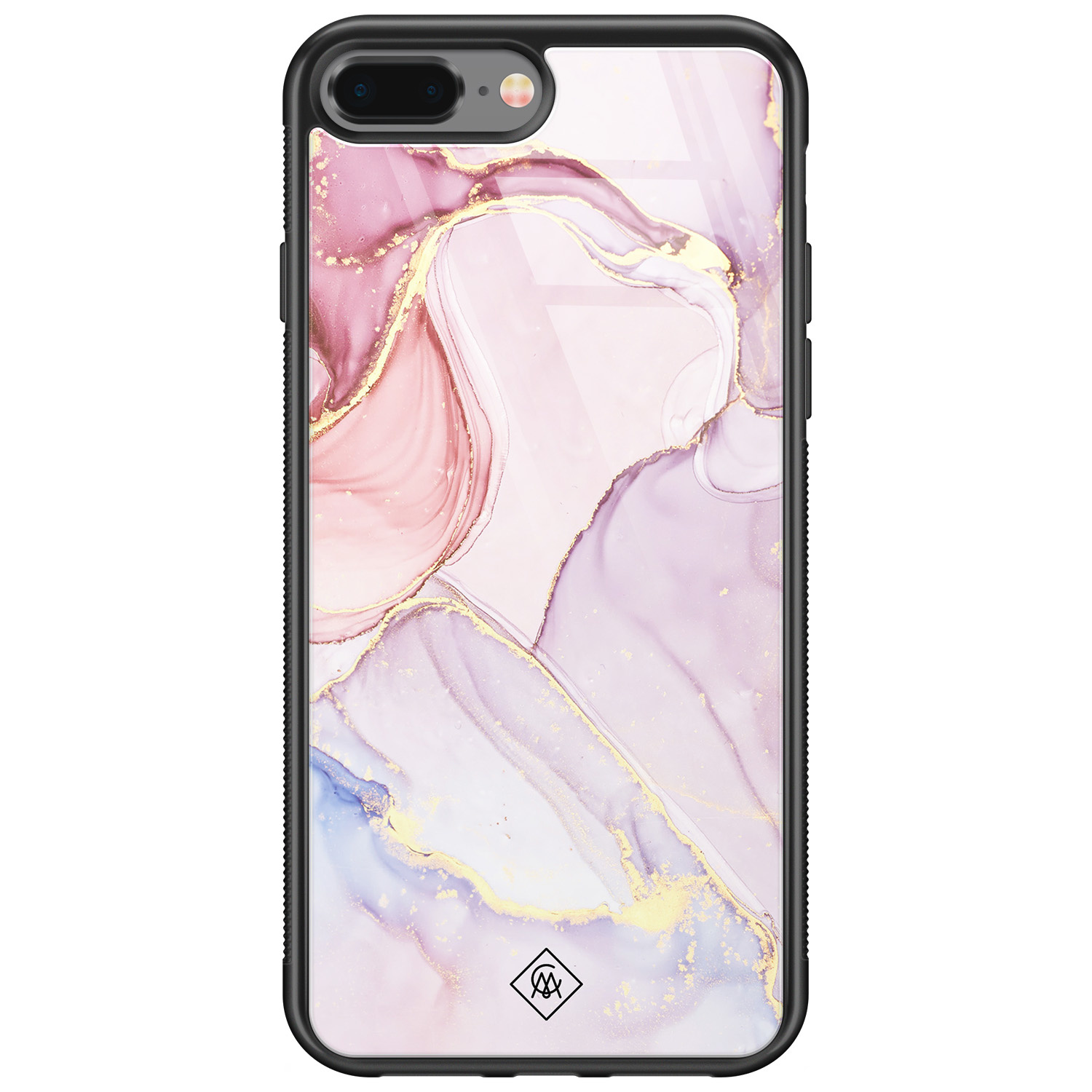 iPhone 8 Plus/7 Plus glazen hardcase - Purple sky