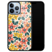 Casimoda iPhone 13 Pro Max glazen hardcase - Blossom