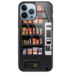 Casimoda iPhone 13 Pro Max glazen hardcase - Snoepautomaat