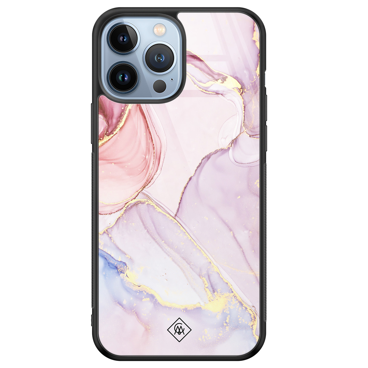 iPhone 13 Pro Max glazen hardcase Purple sky