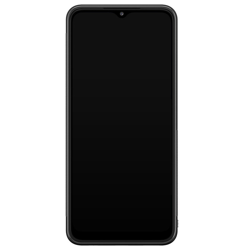 Casimoda Samsung Galaxy A22 5G hoesje - Marmer zwart