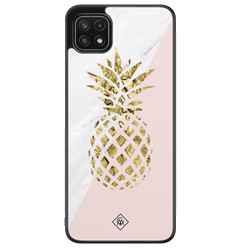 Casimoda Samsung Galaxy A22 5G hoesje - Ananas