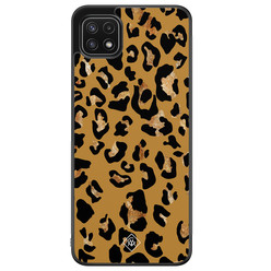 Casimoda Samsung Galaxy A22 5G hoesje - Jungle wildcat