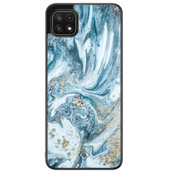 Casimoda Samsung Galaxy A22 5G hoesje - Marble sea