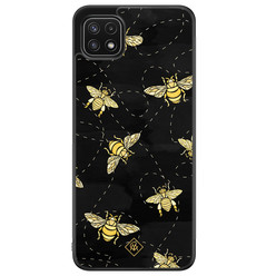 Casimoda Samsung Galaxy A22 5G hoesje - Bee yourself