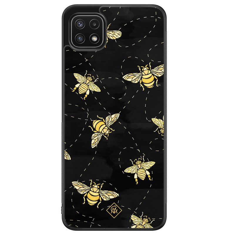 Casimoda Samsung Galaxy A22 5G hoesje - Bee yourself