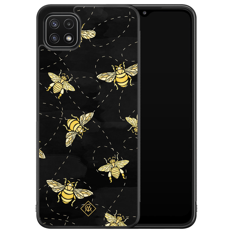 Casimoda Samsung Galaxy A22 5G hoesje - Bee yourself