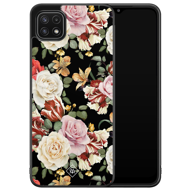 Casimoda Samsung Galaxy A22 5G hoesje - Flowerpower