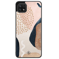 Casimoda Samsung Galaxy A22 5G hoesje - Abstract dots